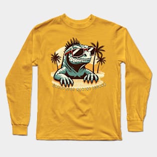 Galapagos marine iguana Long Sleeve T-Shirt